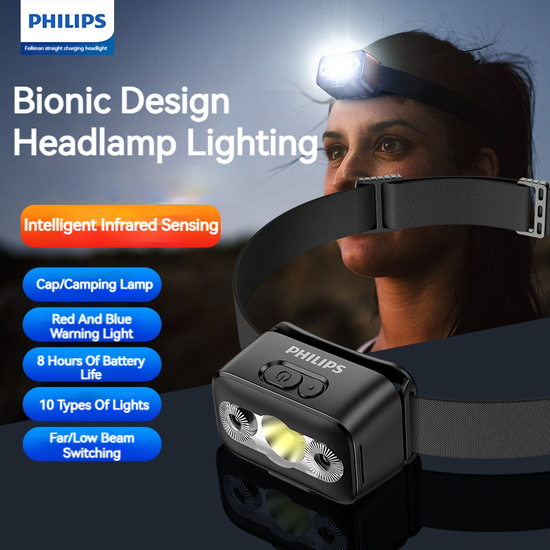 Outdoor Lighting Philips - Philips светодиодный налобный фонарь с датчиком,