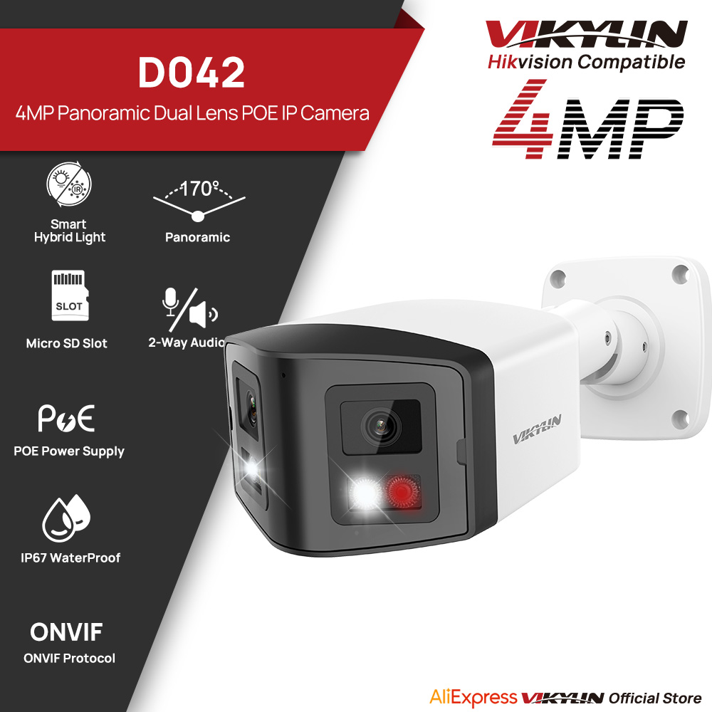 Outdoor Lighting Mains Powered - ВИКИЛИН 170 ° Панорамная IP-камера безопасности