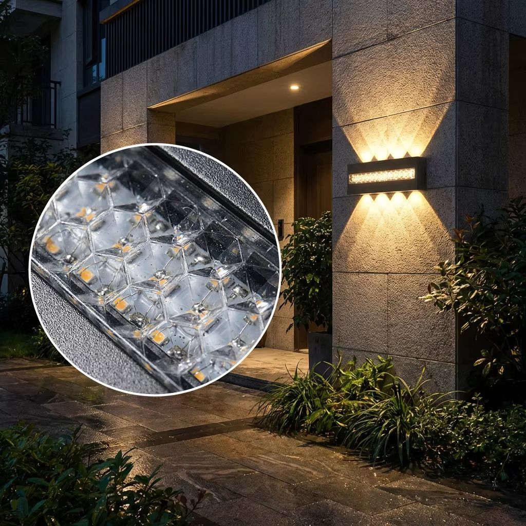 Outdoor Lighting Hardwired - Современный минималистичный настенный светильник LED из