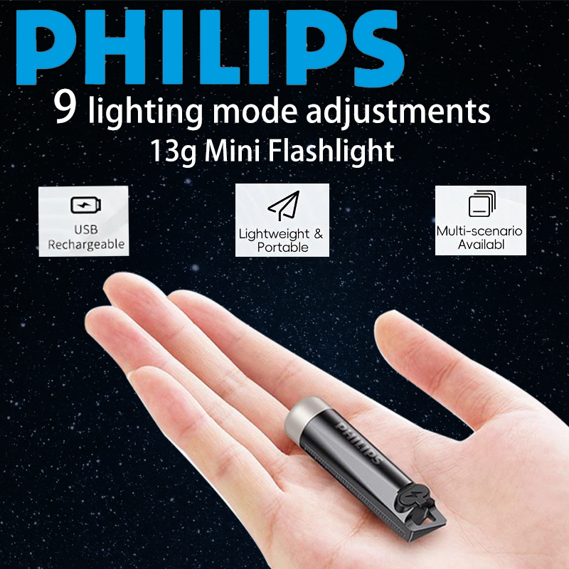 Outdoor Lighting Philips - PHILIPS 2025 НОВЫЙ SFL1121 EDC фонарик