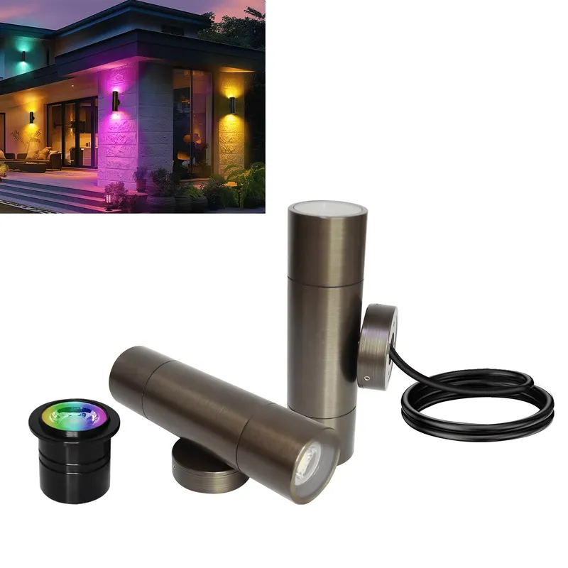 Outdoor Lighting Ip65 - Прочный латунный уличный светодиодный настенный светильник