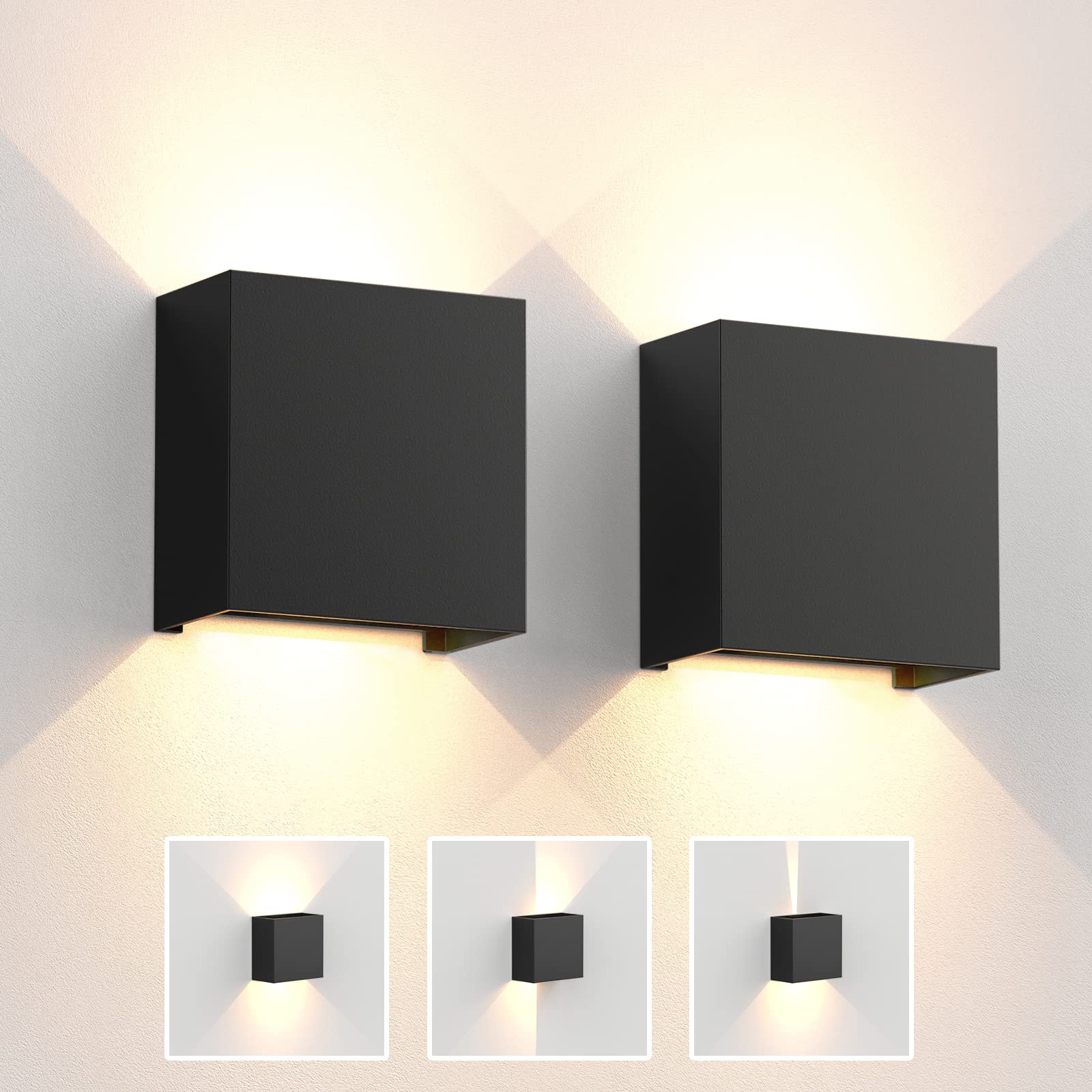 Outdoor Lighting Hardwired - Светодиодные настенные бра 6 Вт, современный