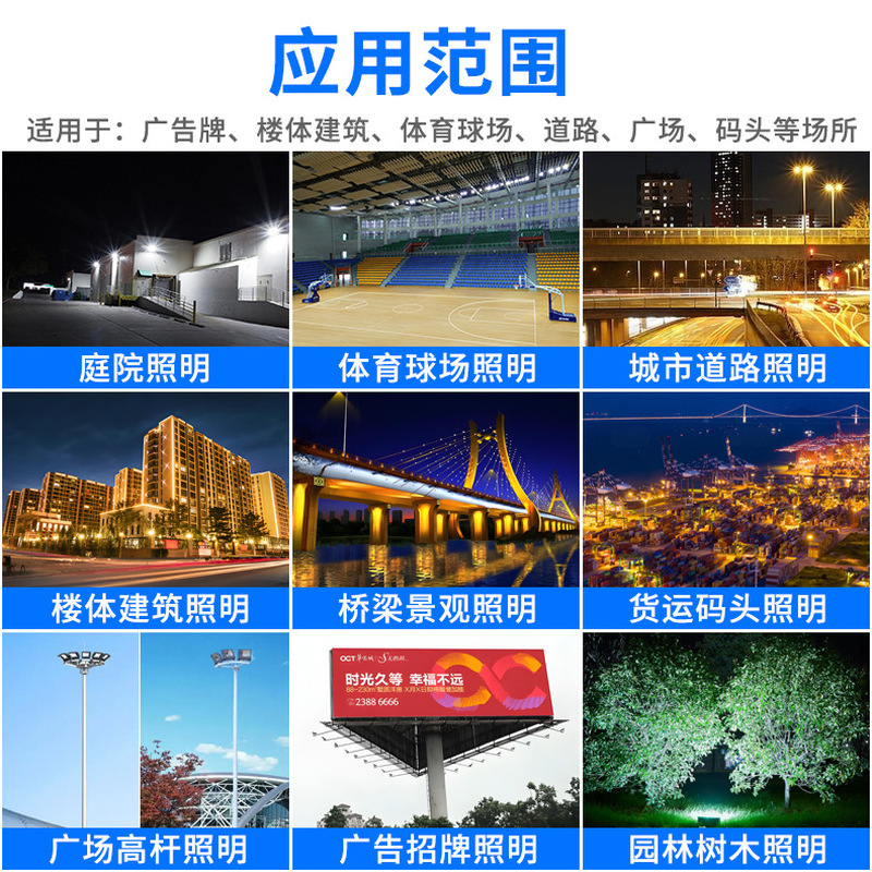 Outdoor Lighting Mains Powered - Уличный светодиодный прожектор 50Вт 100Вт 200Вт
