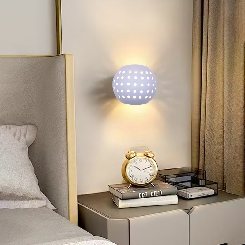 Outdoor Lighting Hardwired - Современный овальный светодиодный настенный светильник из