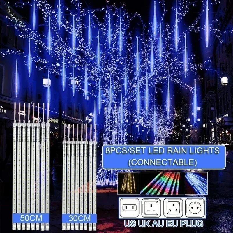 Outdoor Lighting Youtube - 30 см/50 см водонепроницаемый метеоритный дождь,