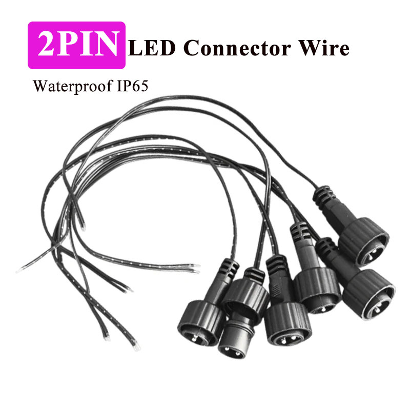 Outdoor Lighting Socket - Уличный 2-контактный LED-разъем с кабелем 25