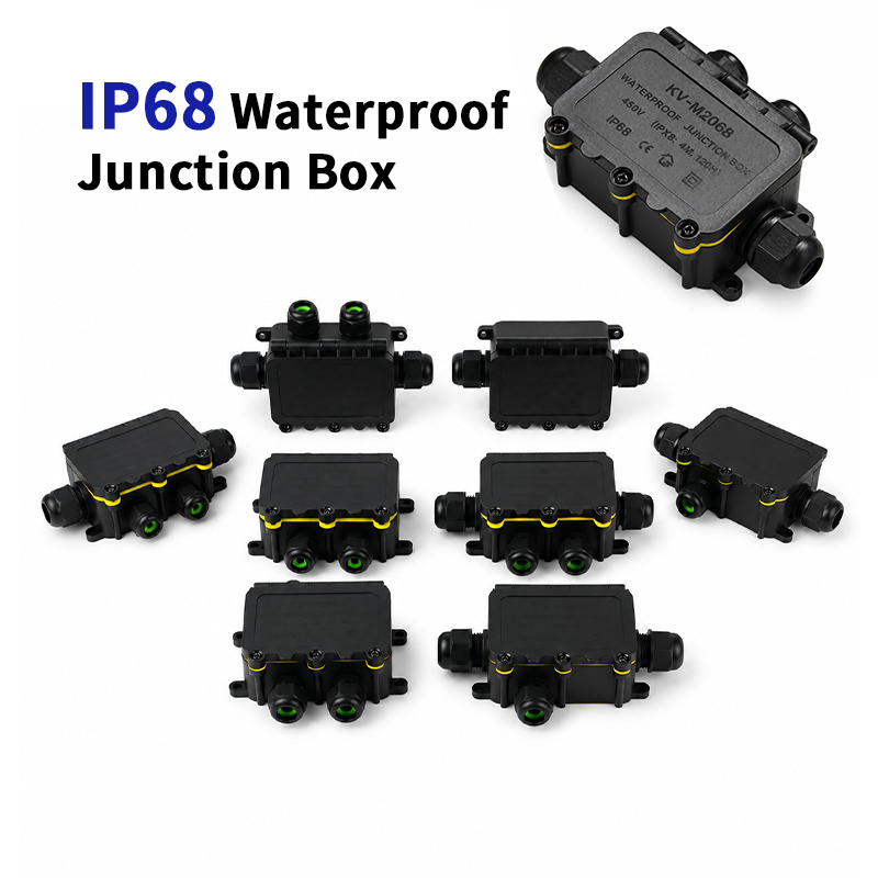 Outdoor Lighting Pole - Водонепроницаемая соединительная коробка IP68, 2-8-позиционная, 6-контактный