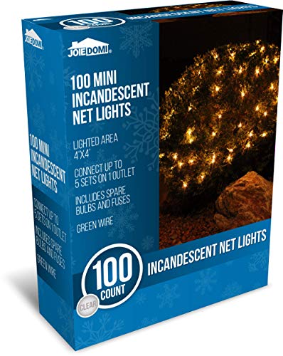 Outdoor Lighting Tree - Рождественская сетка-гирлянда, 100 теплых белых лампочек