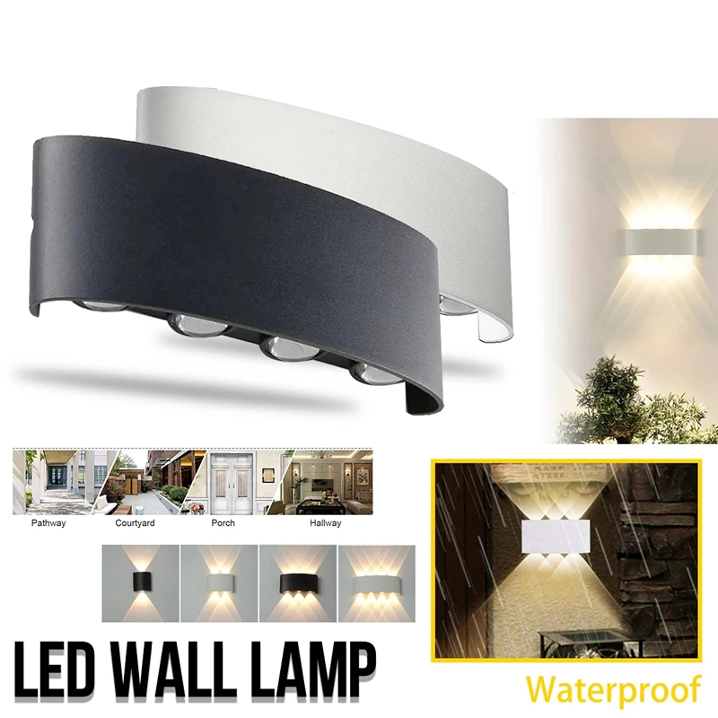Outdoor Lighting Amazon - Современная светодиодная настенная лампа, уличный светильник