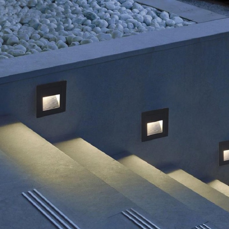 Outdoor Lighting Amazon - Светодиодный светильник для ступеней 15 LED,