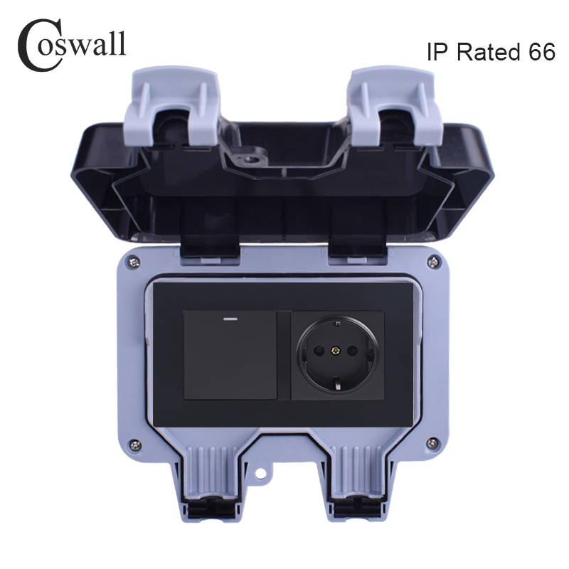 Уличная настенная розетка Cosw – обзор и цена Outdoor Lighting Socket