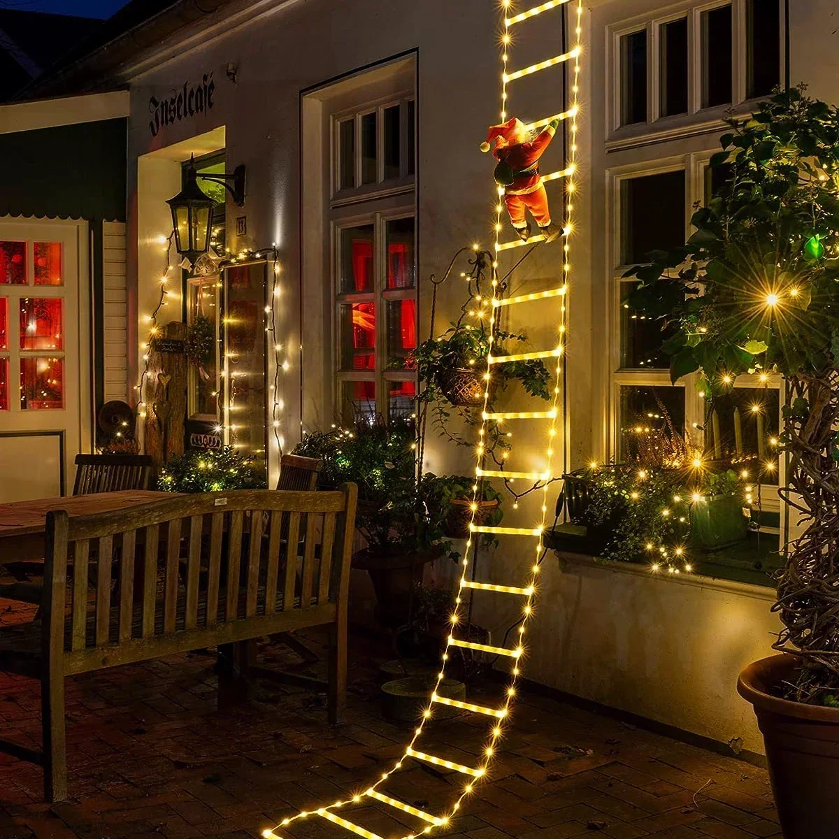Светодиодный лестница для Деда – обзор и цена Outdoor Lighting Tree