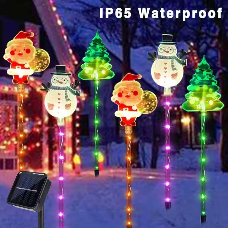 Набор из 6 солнечных светильни – обзор и цена Outdoor Lighting Tree