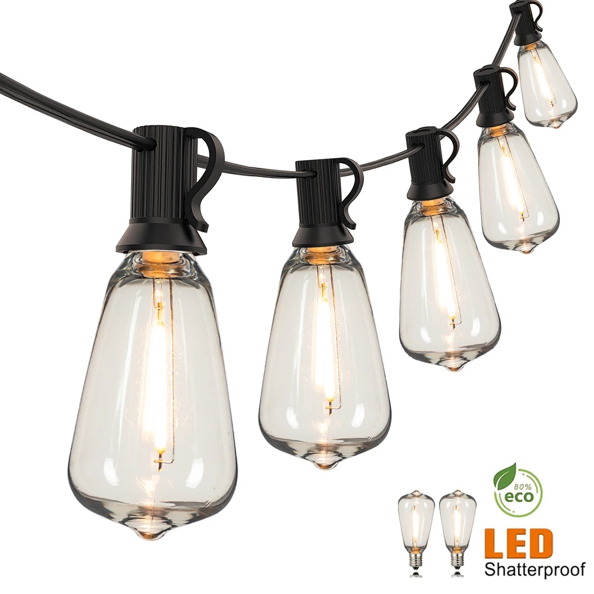 ST38 гирлянда для улицы, подкл – обзор и цена Outdoor Lighting Sconce