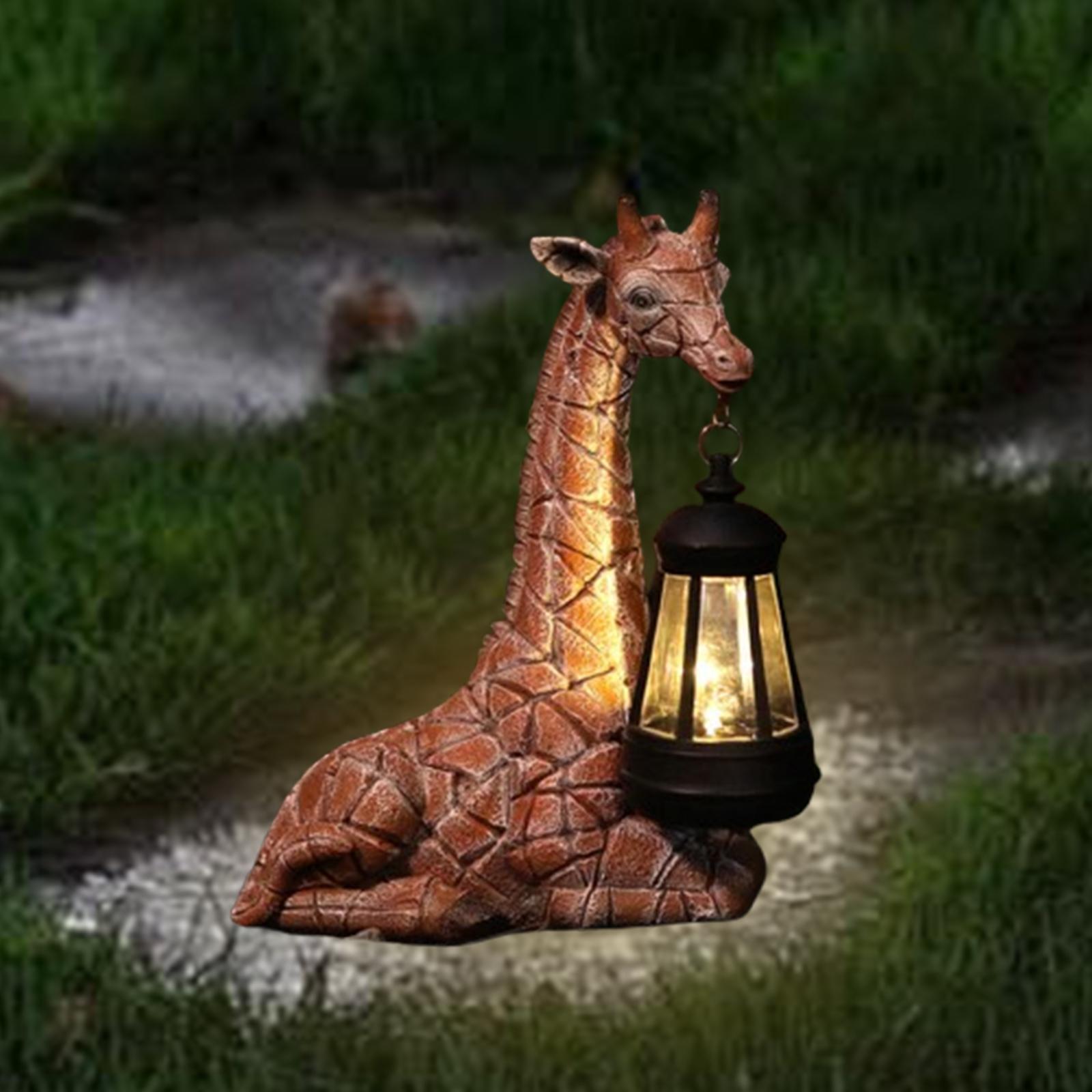 Садовая статуя жирафа с солнеч – обзор и цена Outdoor Lighting Collections
