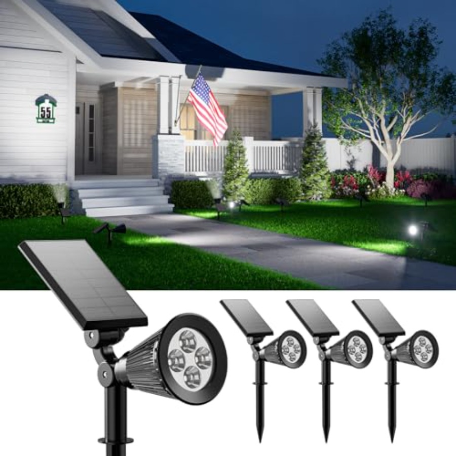 Солнечные прожекторы для улицы – обзор и цена Outdoor Lighting Tree