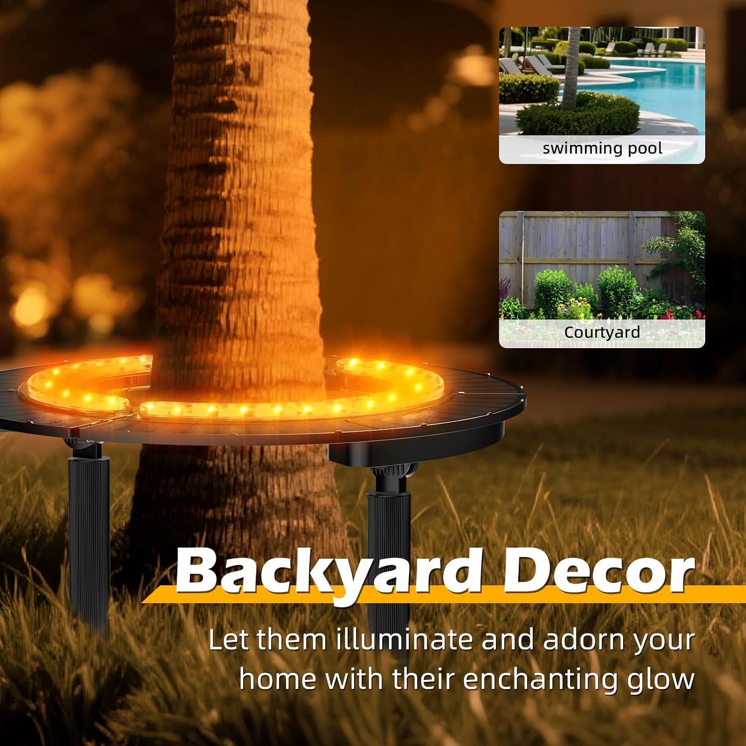 Солнечный светильник для пальм – обзор и цена Outdoor Lighting Tree