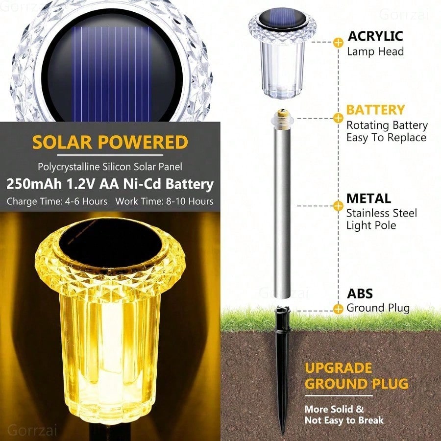 4 шт. уличных солнечных садовы – обзор и цена Outdoor Lighting Youtube