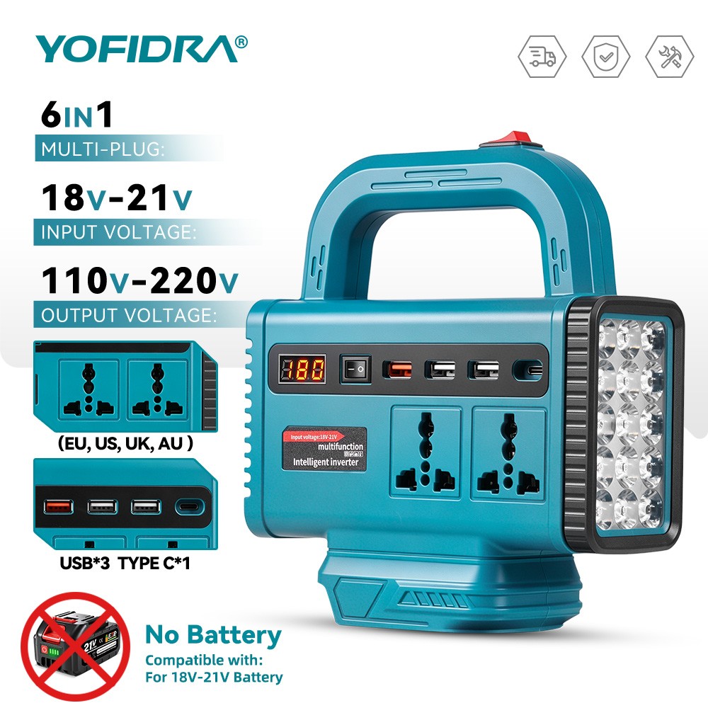 Портативный инвертор YOFIDRA 2 – обзор и цена Outdoor Lighting Socket