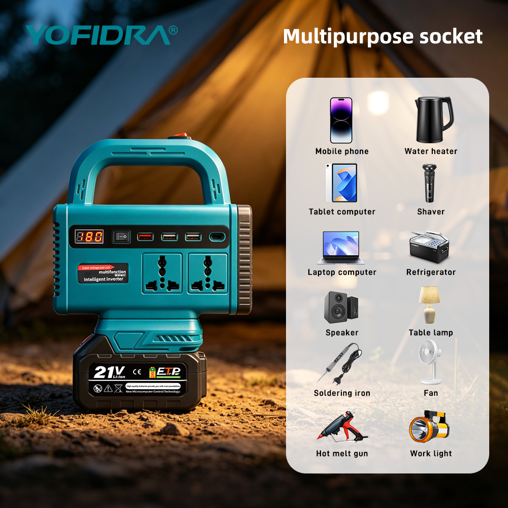 Портативный инвертор YOFIDRA 2 – обзор и цена Outdoor Lighting Socket