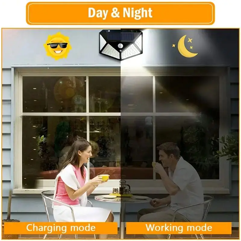 100-светодиодный уличный солне – обзор и цена Outdoor Lighting Sconce