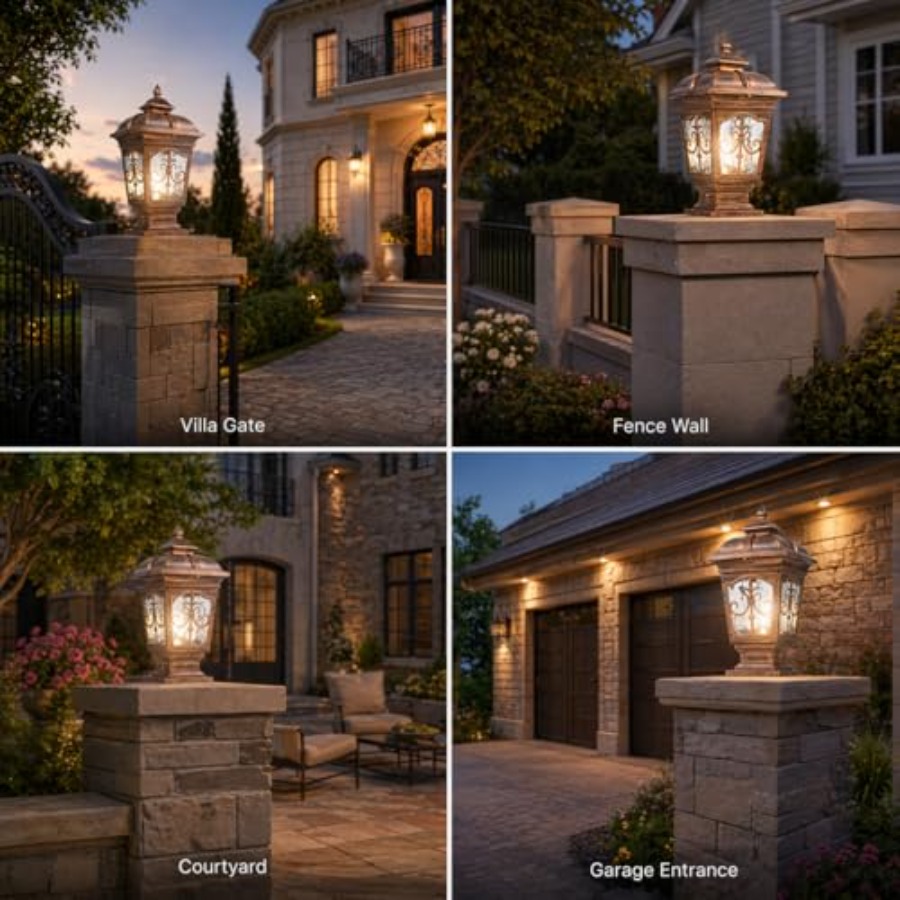 Уличный столбчатый светильник  – обзор и цена Outdoor Lighting Hardwired