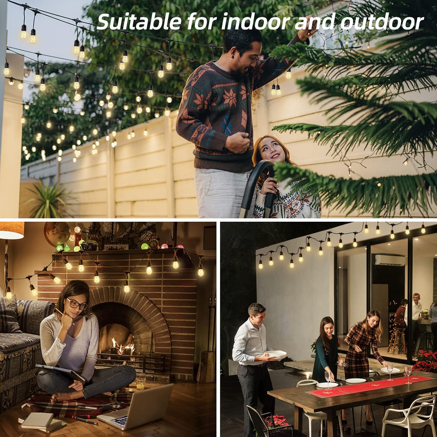 10-метровая светодиодная гирля – обзор и цена Outdoor Lighting Socket