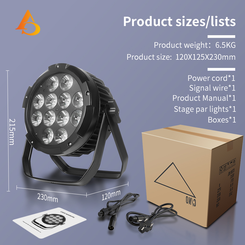 IP65 Водонепроницаемый 12X18W  – обзор и цена Outdoor Lighting On House