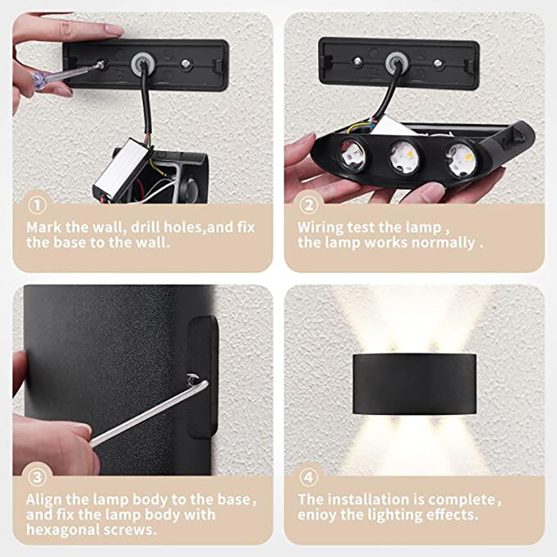 Светодиодный настенный светиль – обзор и цена Outdoor Lighting Hardwired