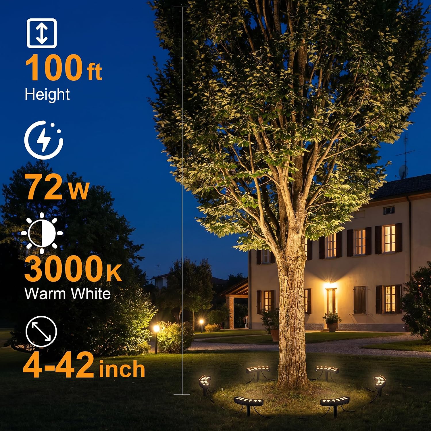 Уличные кольцевые светильники  – обзор и цена Outdoor Lighting Tree
